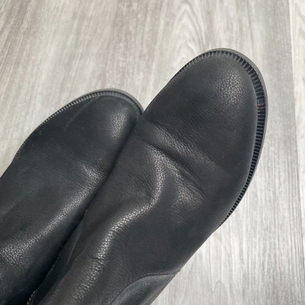 Joie Black Lace Up Tall Boots - Picture 3 of 8